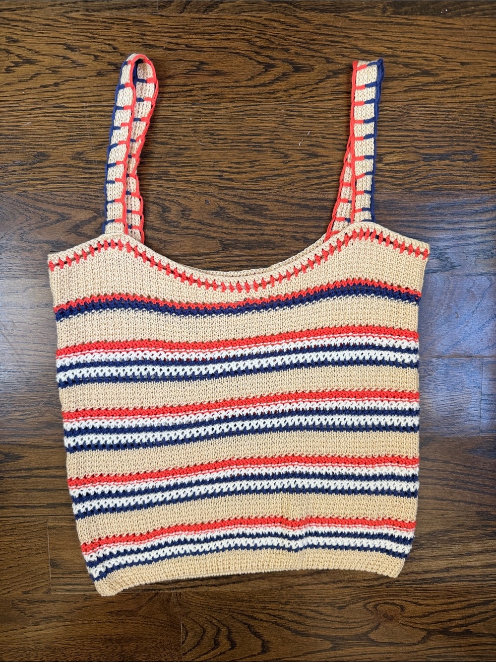 Line and Dot Knit Tank Size Small
